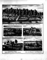 Greenfield Park, Miller Farm Residence, Adler Farm Residence, Conrad Grove, Milwaukee County 1876